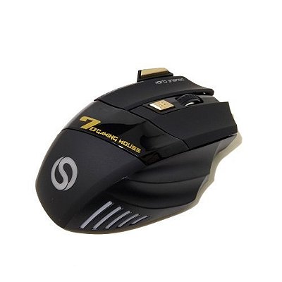 Mouse Gamer Usb Sem Fio Recarregavel 3.200 Dpi Shinka