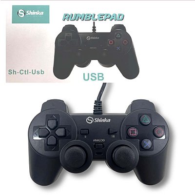 Controle Joystick Usb Dualshock Shinka Windows e Android