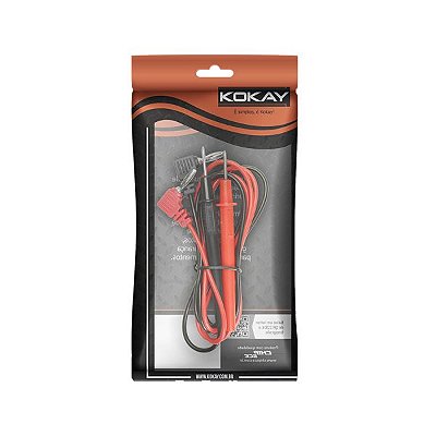 Ponta De Prova Curva Kokay Para Multimetro 063-9512