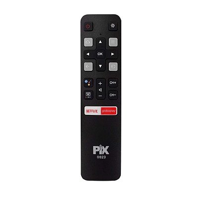 Controle Remoto Compativel Tcl Smart Netflix GloboPlay