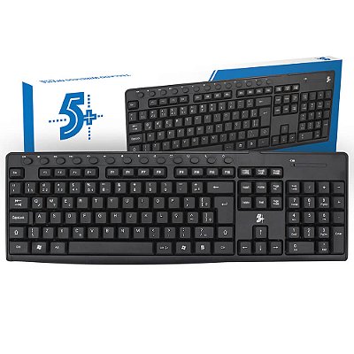Teclado Sem Fio Wireless 2.4ghz Office 5+ 015-0081