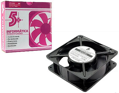 Cooler Microventilador 120x120x8mm 110/220v Bivolt Rolamento