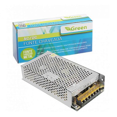 Fonte Chaveada Colmeia Metal 24v 5a 120W Bivolt