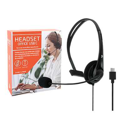 Headset Office Pc Notebook Usb C Telemarketing Pc Note Tiara