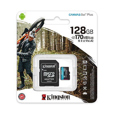 Cartao De Memoria Micro Sd 128gb Kingston Classe 10 Uhsi
