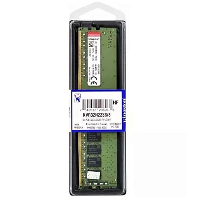 Memoria Ddr4 8gb Para Desktop 3200Mhz Kingston Kvr32n22s8/8