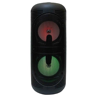 Caixa De Som Portátil Bluetooth 100w Usb Com Efeitos Led Tws