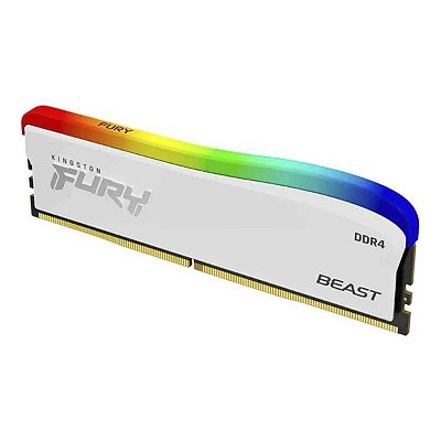 Memoria Ddr4 16gb Fury Beast Rgb White 3200Mhz Desktop