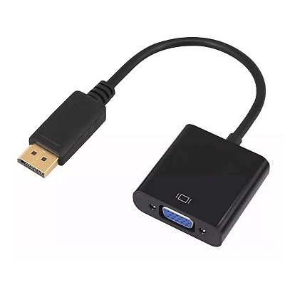 Cabo Adaptador Conversor Displayport Para VGA