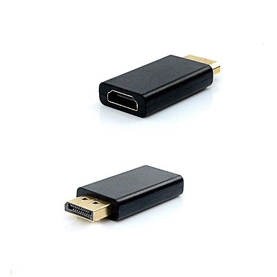 Adaptador Displayport Macho Para Hdmi Femea Plus Cable