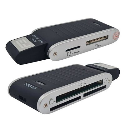 Leitor De Cartão De Memória Usb Compact Flash Cf Micro Sd