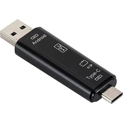 Leitor De Cartão Usb C Usb 3.0 Micro Sd V8 Universal Mac