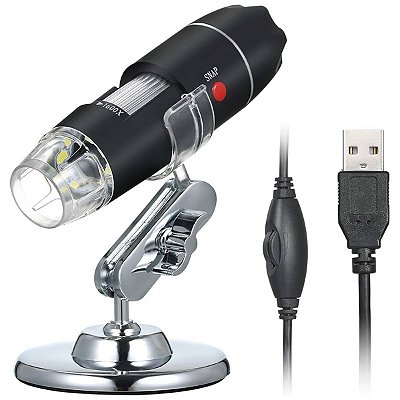 Microscópio portátil digital USB 1000x Zoom Hd Câmera 2.0 Mp