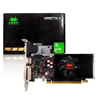 Placa De Video Nvidia Gt730 2gb Ddr3 Até 2 Telas Hdmi Vga