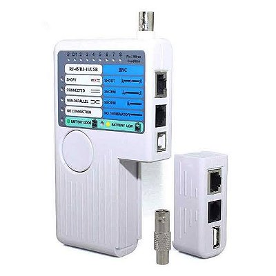 Testador Profissional De Cabo De Rede Lan Rj11 Rj45 Usb