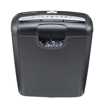 Fragmentadora Papel cartao 6 Folhas 10L 127 V office sigilo