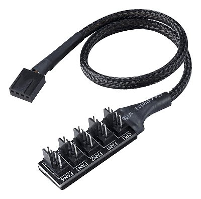 Splitter Hub De Cooler Ventilador 4 Pinos P/ 5 Cooler CM-15
