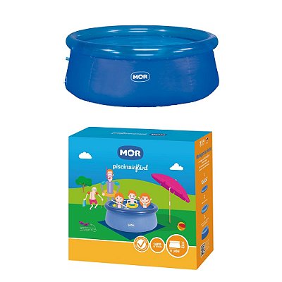Piscina Inflável Fun Redonda 1400l Com Kit Reparo Mor