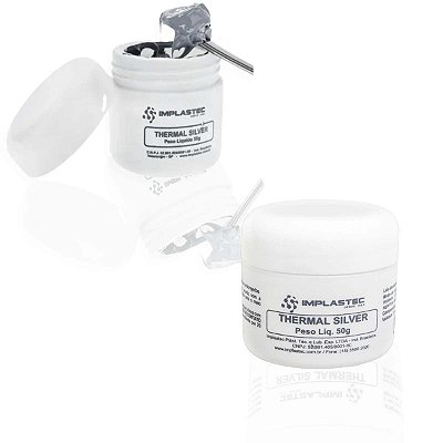 Pasta Térmica 50g Thermal Silver Prata Implastec