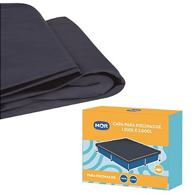 Capa Para Piscina 1500 Litros Azul Em Polietileno 1403 - Mor