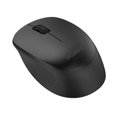 Mouse Sem Fio Pcyes Preto Mover 1600 Dpi Wireless Silent