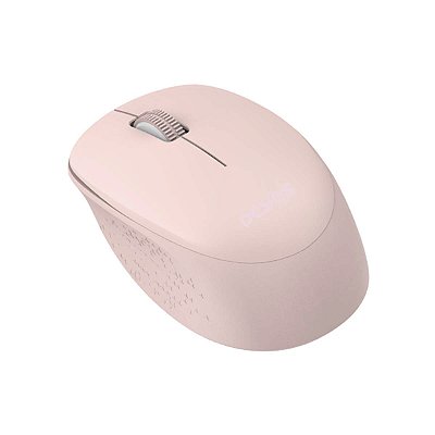 Mouse Sem Fio Pcyes Rosa Mover 1600 Dpi Wireless Silencioso