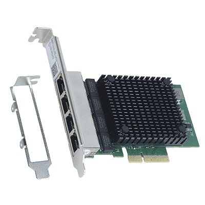 Placa De Rede 2.5Gbps 4 Portas Rj45 Pci-E X4 Pcyes Gigabit