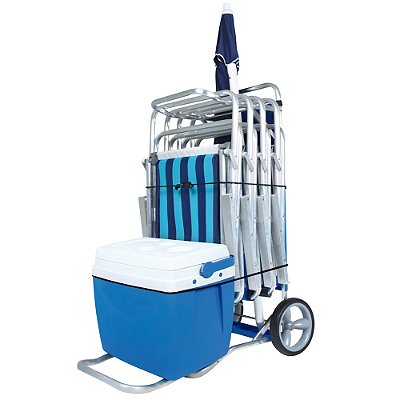 CARRINHO DE PRAIA C/ AVANCO P/ CAIXA TERMICA 2499 MOR