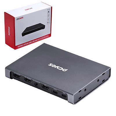 Placa de Captura Externa Lynx Pcyes Usb 4k 60hz Wind MacOs
