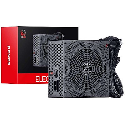 Fonte Gamer Pcyes Electro V2 750w 80 Plus Bronze Pfc Ativo