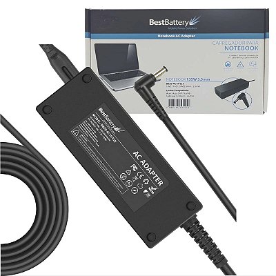 Fonte Carregador Notebook Para Asus Avell 19v 7.1a A42 135w