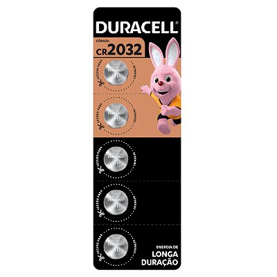 Bateria Lithium 3V Cr2032 Embalagem C/5 Uni Duracell