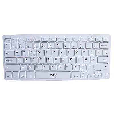 Teclado Elite Duo Oex Tc508 Bluetooth Wireless Branco