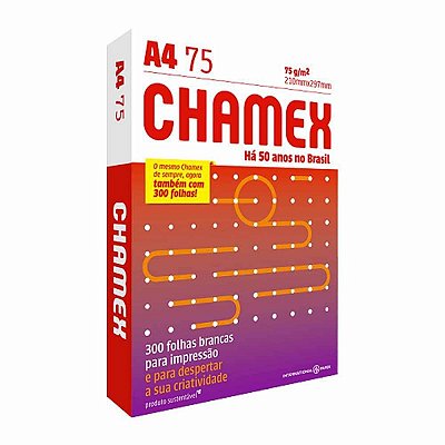 Papel A4 Chamex Office 75g/m2 210x297mm 500 Folhas (A4)