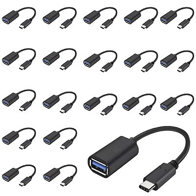 20 Adaptador Otg Usb C Para Iphone 15 16 Android Pendrive