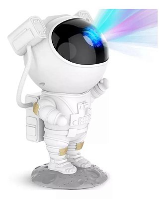 Projetor Luzes Estrelas Galáxia Astronauta Controle bivolt