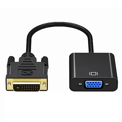 Adaptador Conversor Ativo Dvi-D Digital Para Monitor Vga