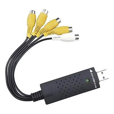 Placa de Captura Dvr Usb Com 4 Canais Rca Av (EasyCap) Xtrad