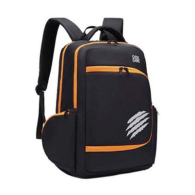 Mochila Para Notebook 15.6'' Preto Laranja Oex Storm Bk111