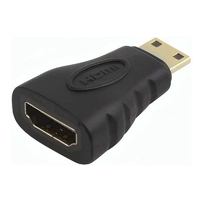 Adaptador Mini Hdmi Para Hdmi Femea 1080p Para Camera Canon