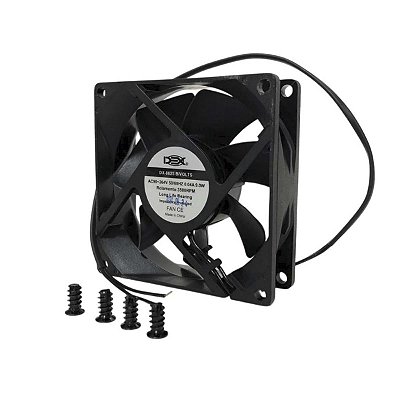 Ventilador Cooler Fan DEX 80mm 110v/220v 3500rpm Rolamento