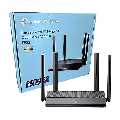 Roteador Wireless Tp-Link Wi-Fi 6 Ax1500 Dual Band Gigabit