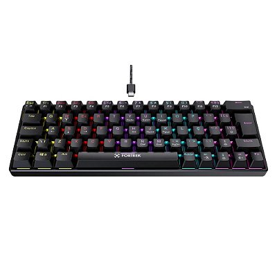 Teclado Gamer Mecânico Fortrek Gravity 65 Rainbow Outemu Red