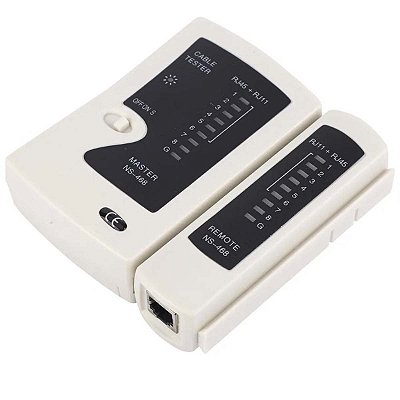 Testador De Cabos De Rede Rj45 E Rj11 Cat5 Cat5e Cat6 Cat7