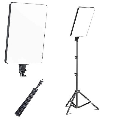 Luz Preenchimento Recarregável 60w Branco Frio Quente Tripé