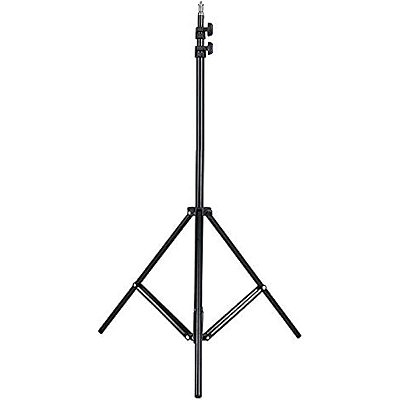 Tripé Para Ring Light Universal 10' a 19'' 2,10 Metros Preto