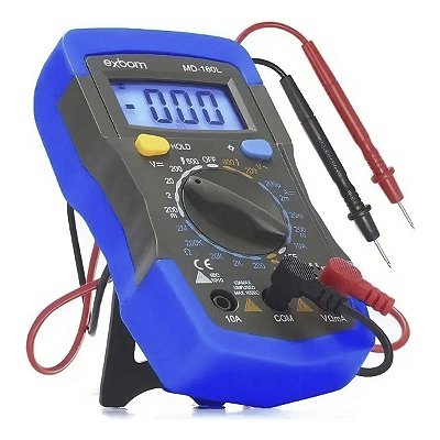 Multimetro Digital Profissional Led Lcd Continuidade Beep