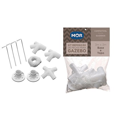 Kit Reparo Com Peças E Conectores Reposição Tendas 3x3m