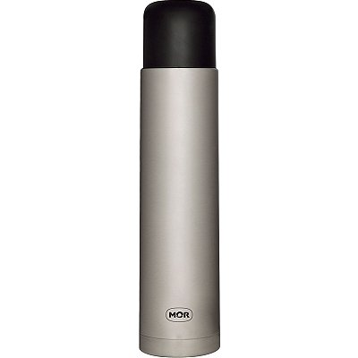 Garrafa Térmica Total Inox Fit 1,0 Litro Quente e Fria Mor