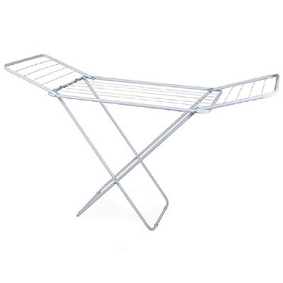 Varal De Chão Reforçado Com Abas Dobrável Retrátil Slim Mor